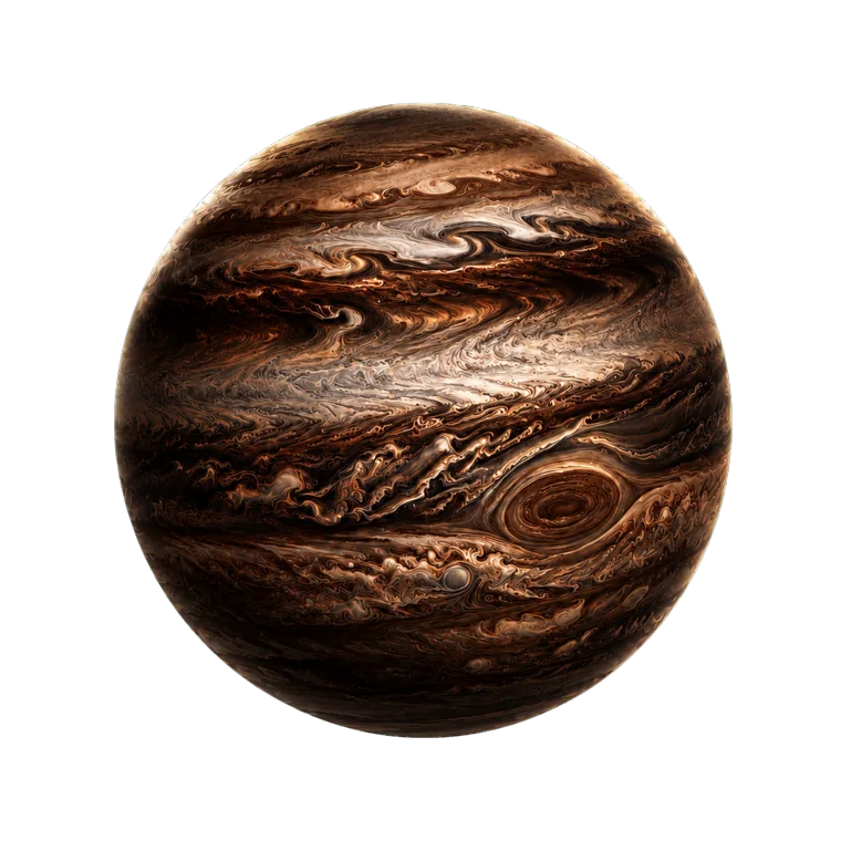 A pearlescent Jupiter-inspired planet
